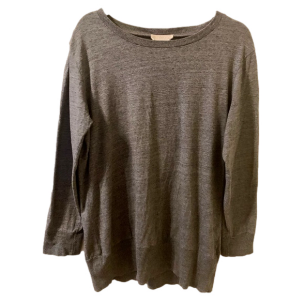 Y2K Synergy Organics gray stretch sweatshirt- Large